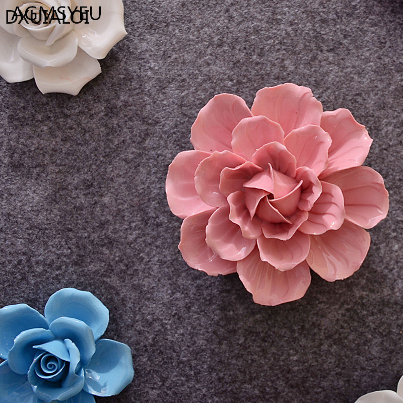 1pc Wall Mounted Ceramic Flowe - Flower Wall Panel review and price