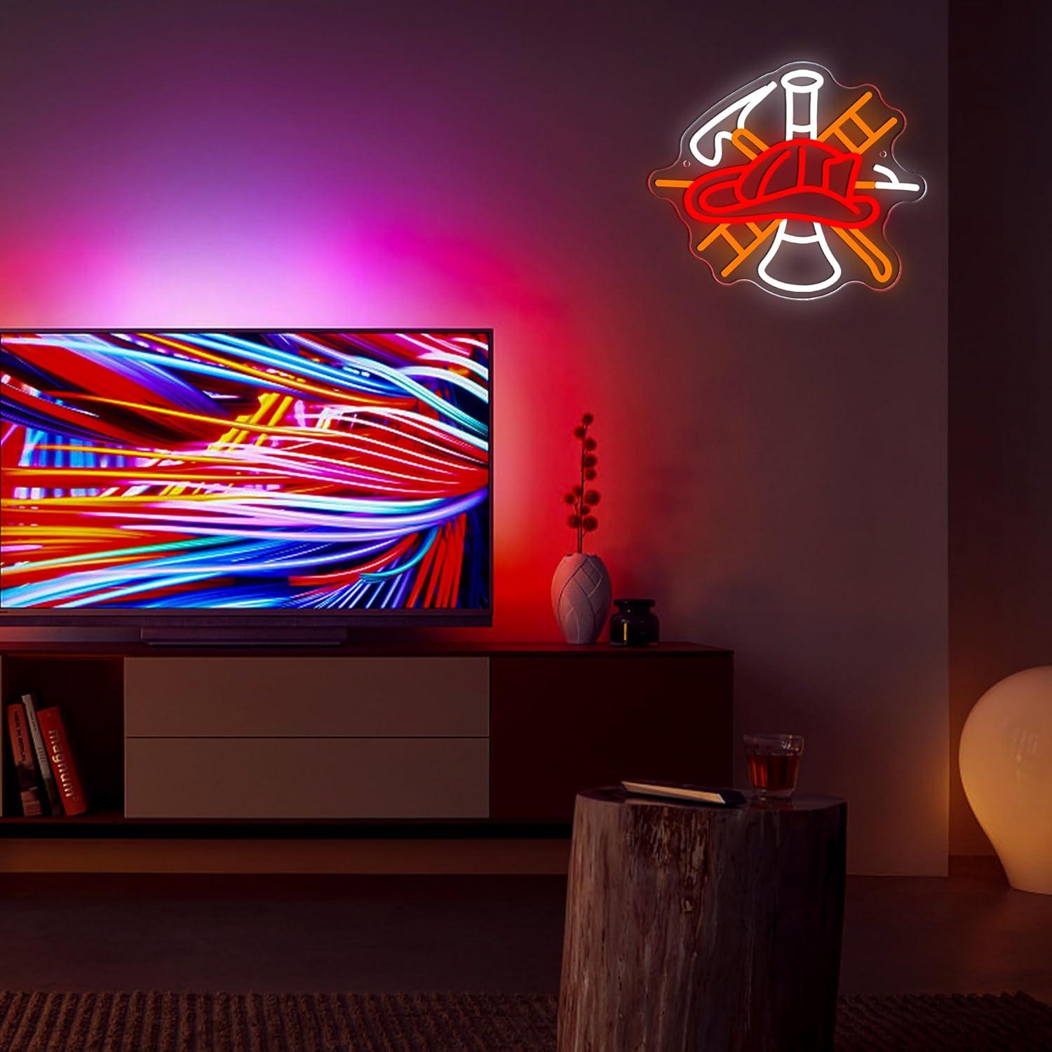 Firefighter Gas Mask Neon Sign - Neon Sign Party review and price