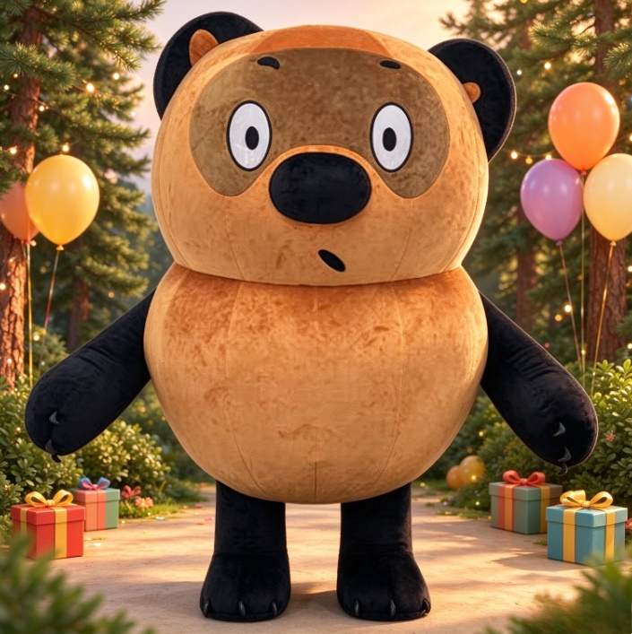 Brown Black Bear Inflatable Ma - Event & Party Supply review and price