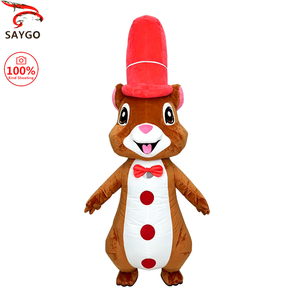 SAYGO Red Hat Squirrel Inflata - Event Party review and price