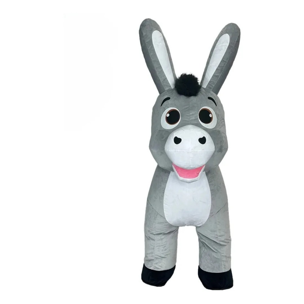 Inflatable Grey Donkey Mascot  - Event & Party Supply review and price