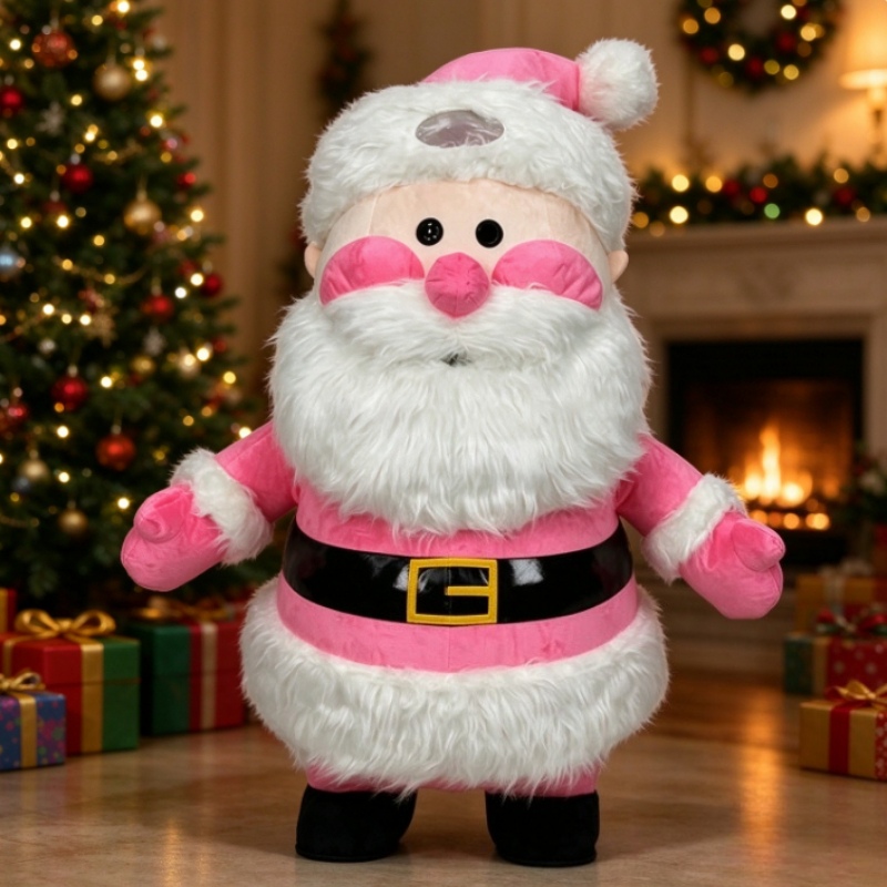 Pink Santa Claus Inflatable Ma - Event & Party Supply review and price