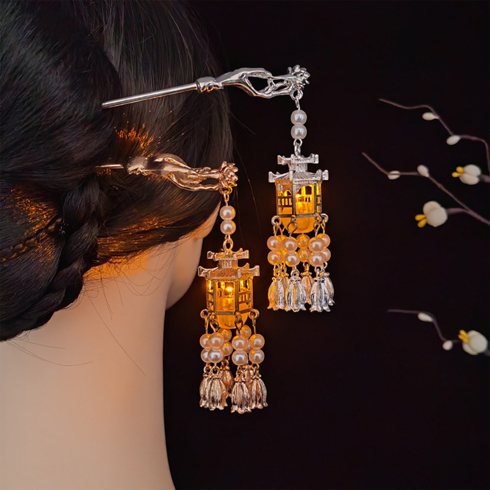 Retro Chinese Style Hair Stick - Neon Sign Party review and price