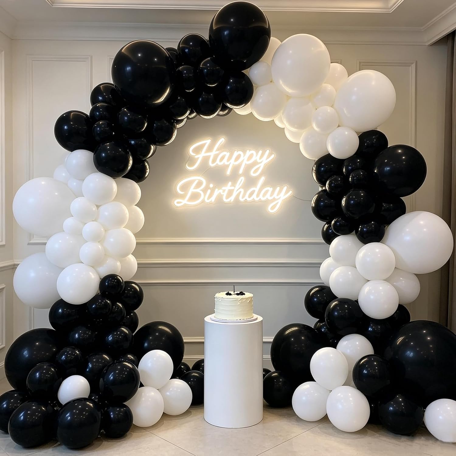 136 Pcs Black & White Latex Ba - Event Launch Party review and price