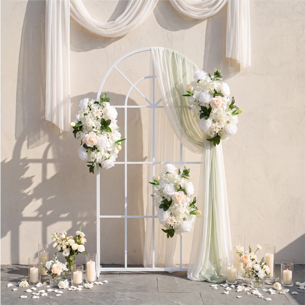 Uflower Rose Greenery Flower R - Flower Wall Panel review and price