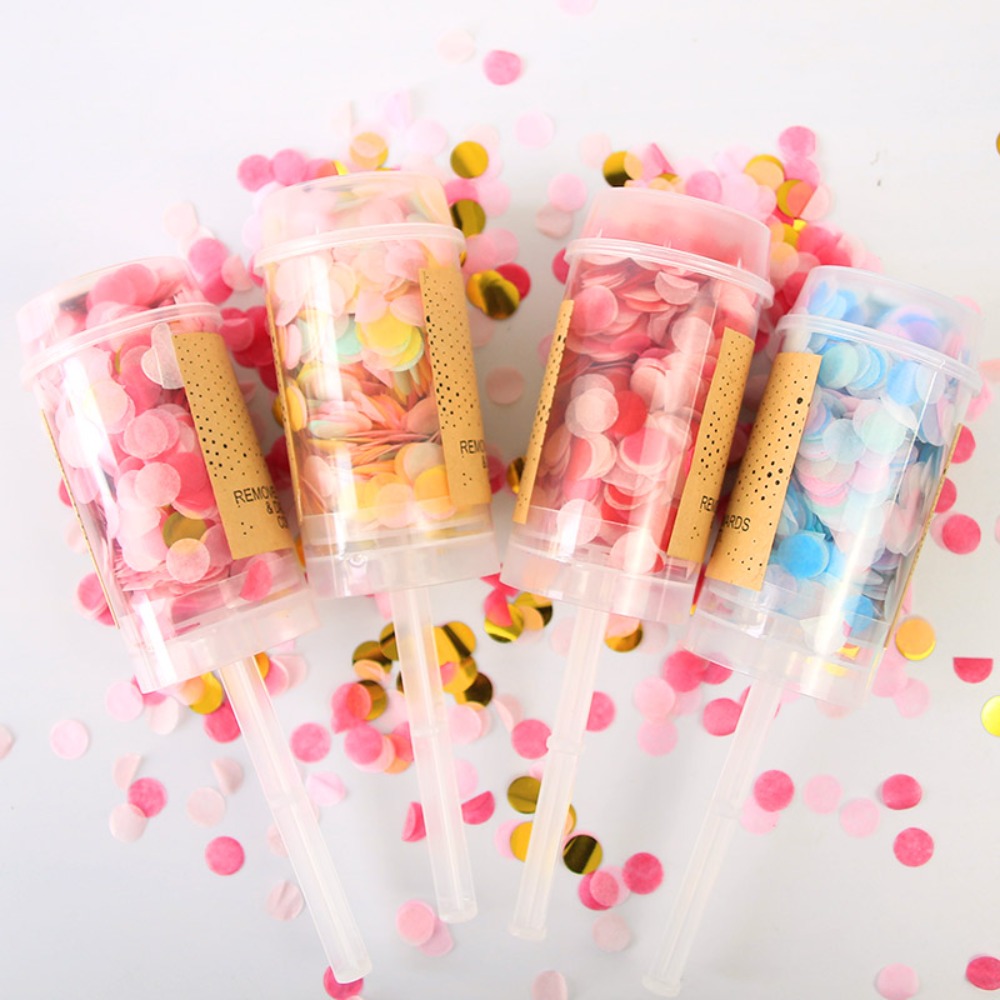 Colorful Pastel Bridal Shower  - Confetti Cannon Tube review and price